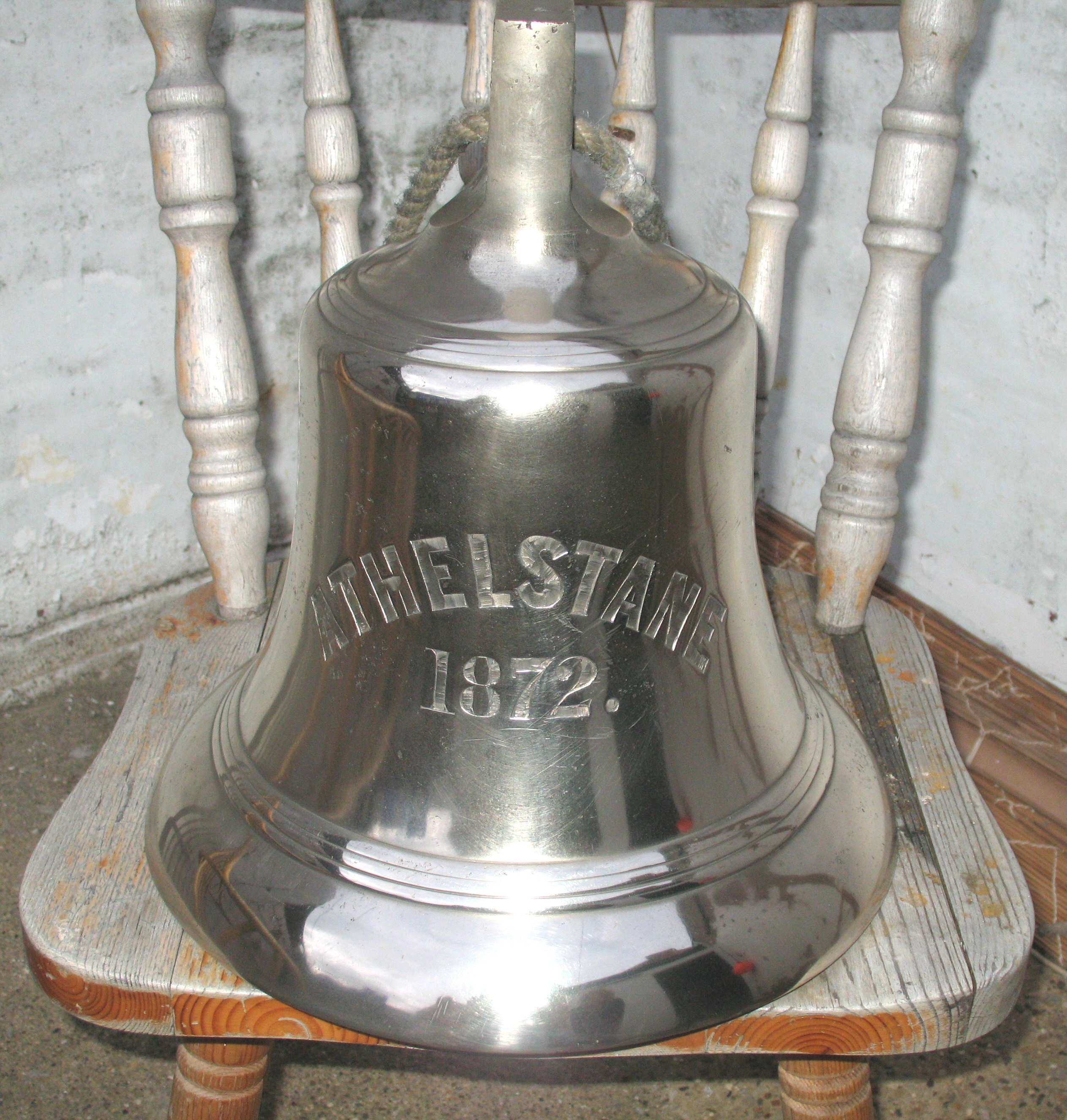 The bell from the Athelstane