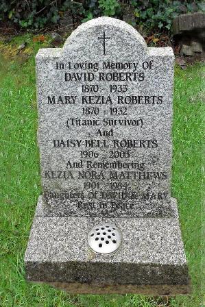 Mary Roberts Headstone